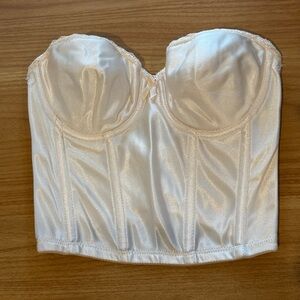 Vintage Cream Bustier Corset